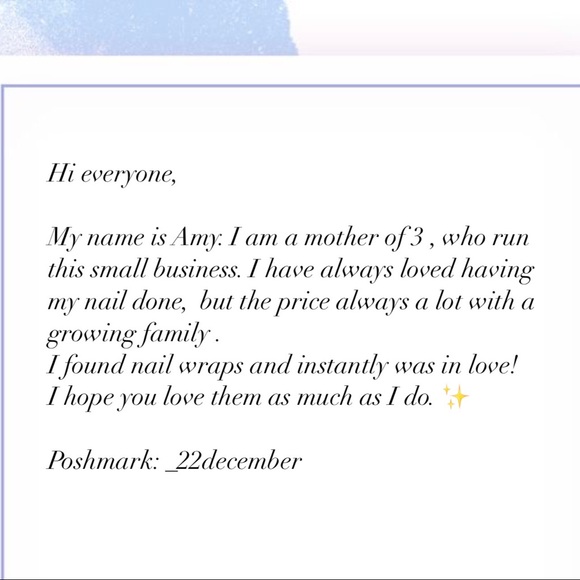 6 sheets for $20 Nail Wrap - AF029 - Picture 3 of 7